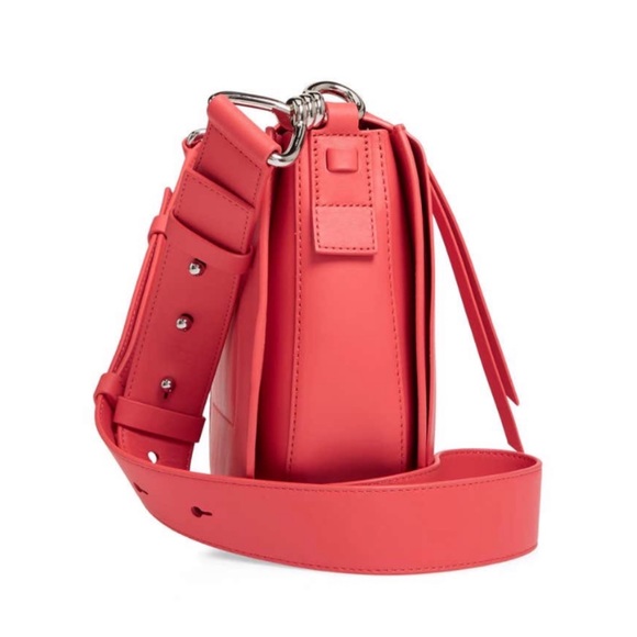 ALL SAINTS Captain Round Leather Crossbody Bag - Picture 3 of 15